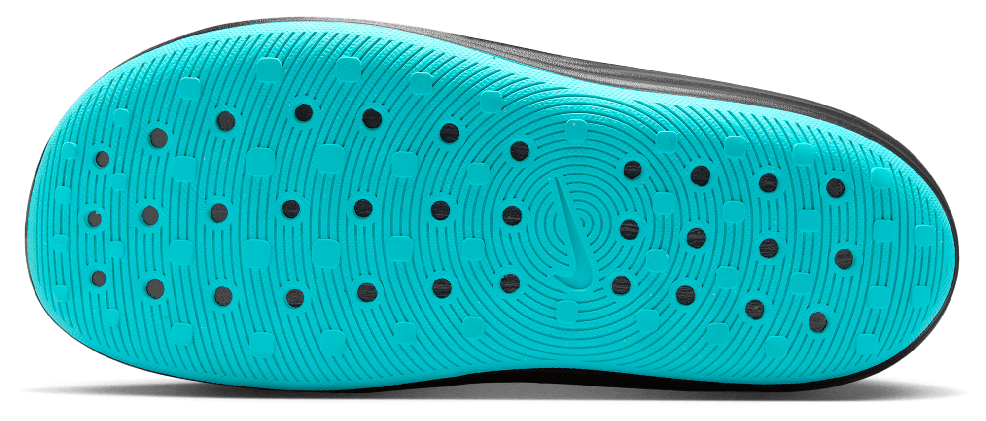 Nike Reactx Rejuven8 Slides - Black/Gamma Blue/Metallic Silver - Image 5