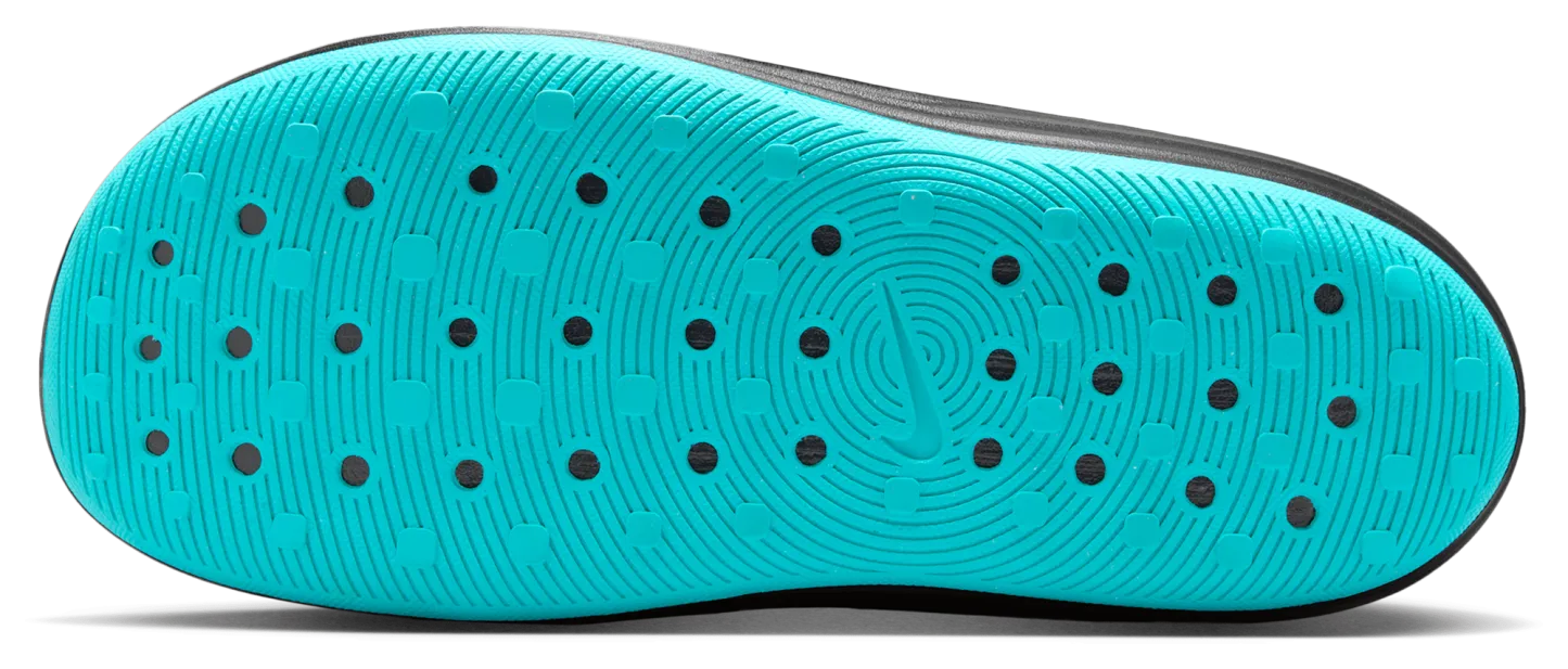 Nike Reactx Rejuven8 Slides - Black/Gamma Blue/Metallic Silver - Image 5