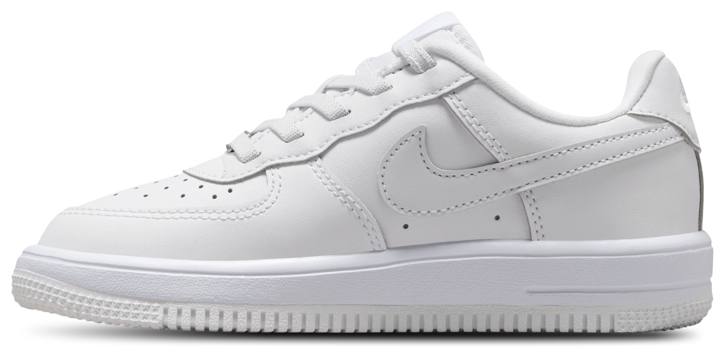 Nike Air Force 1 童款 - White/White - Image 2