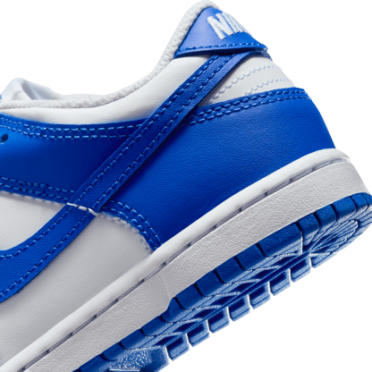 Nike Dunk Low 童款 - White/Hyper Blue - Image 8