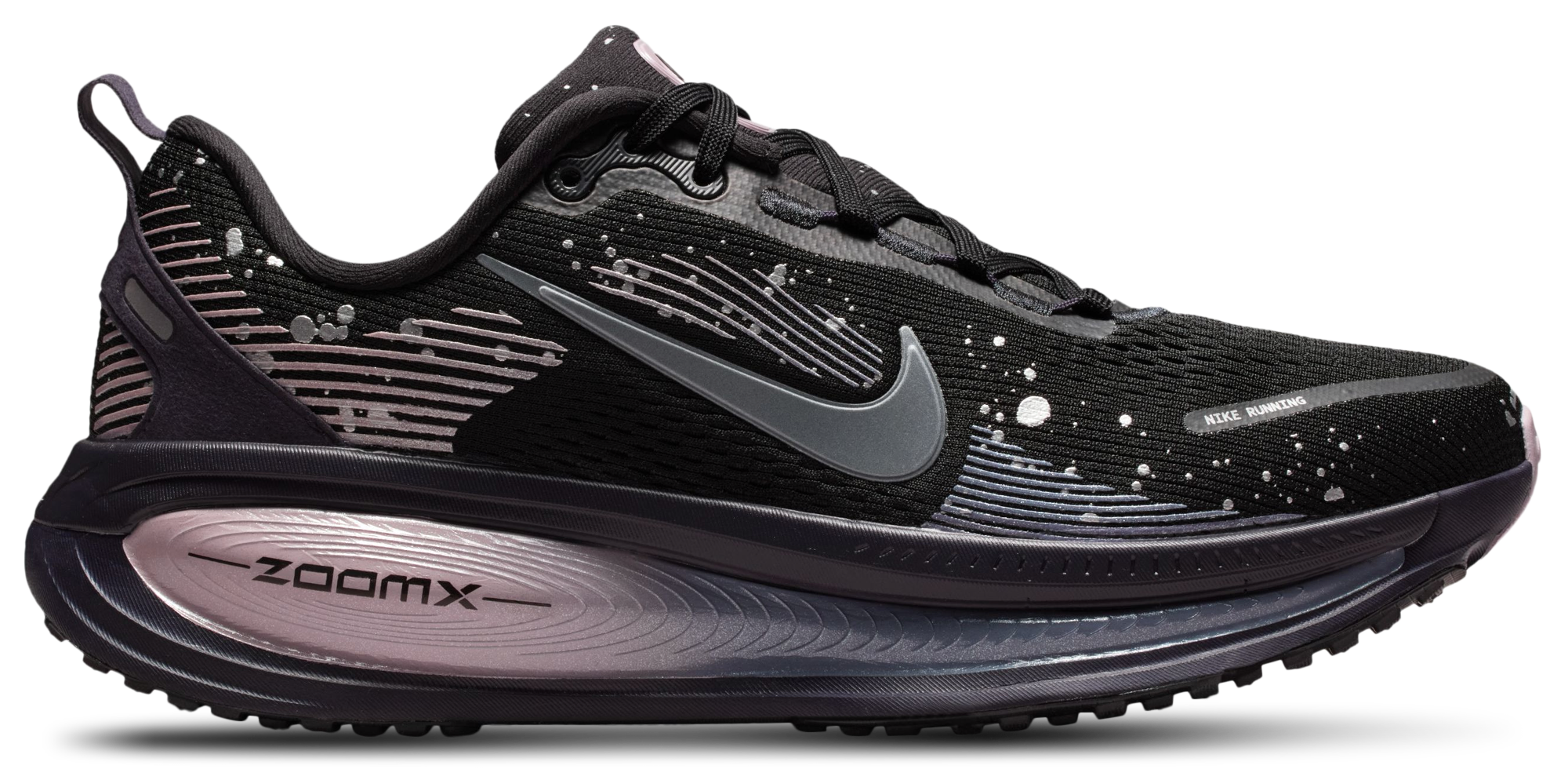 Nike Vomero 18 SE - Black/Metallic Dark Grey/Cave Purple - Image 1