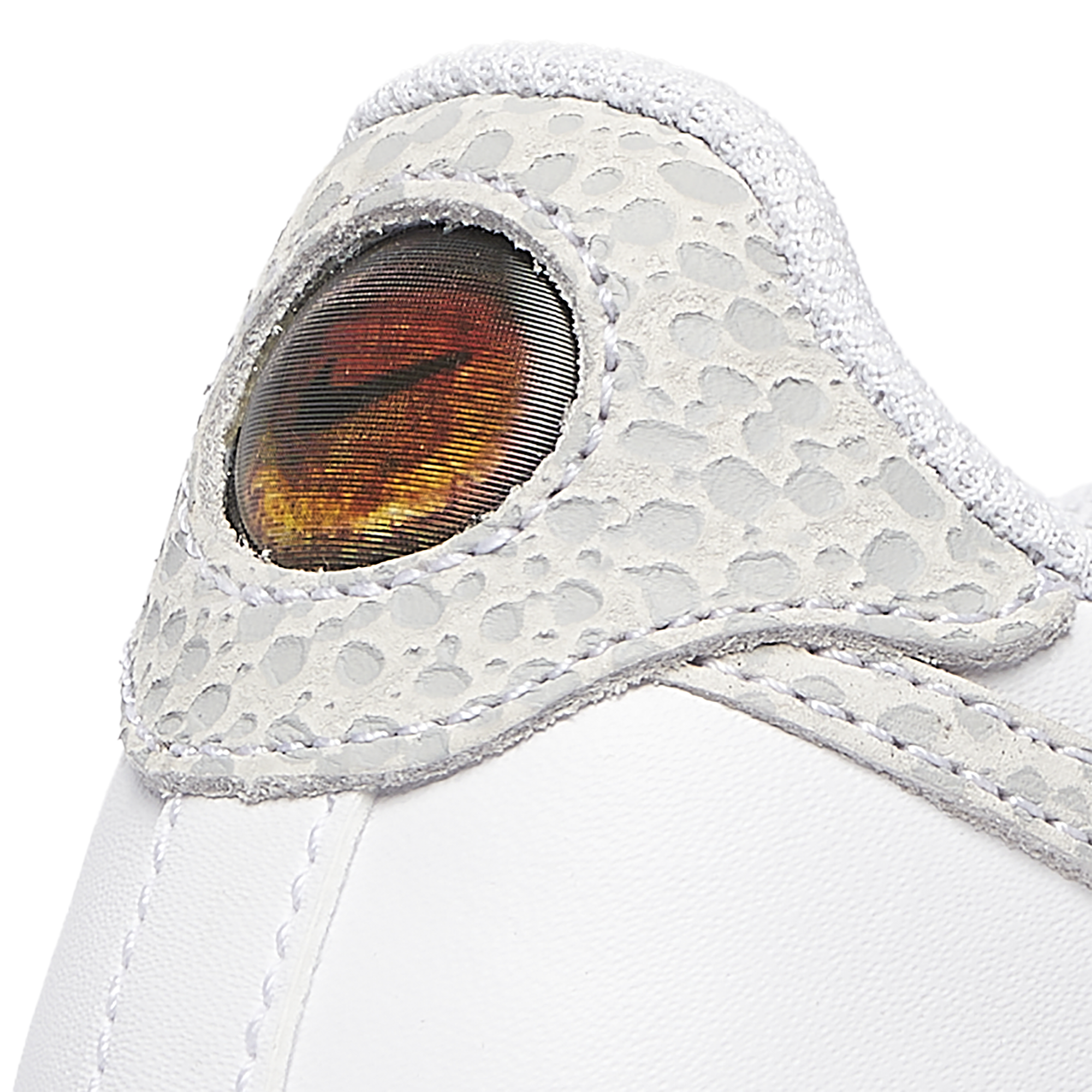 Nike Air Force 1 Low 童款 - White/Orange/Grey - Image 7