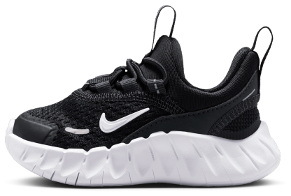 Nike Free Ride 童款 - Black/White/Anthracite - Image 2