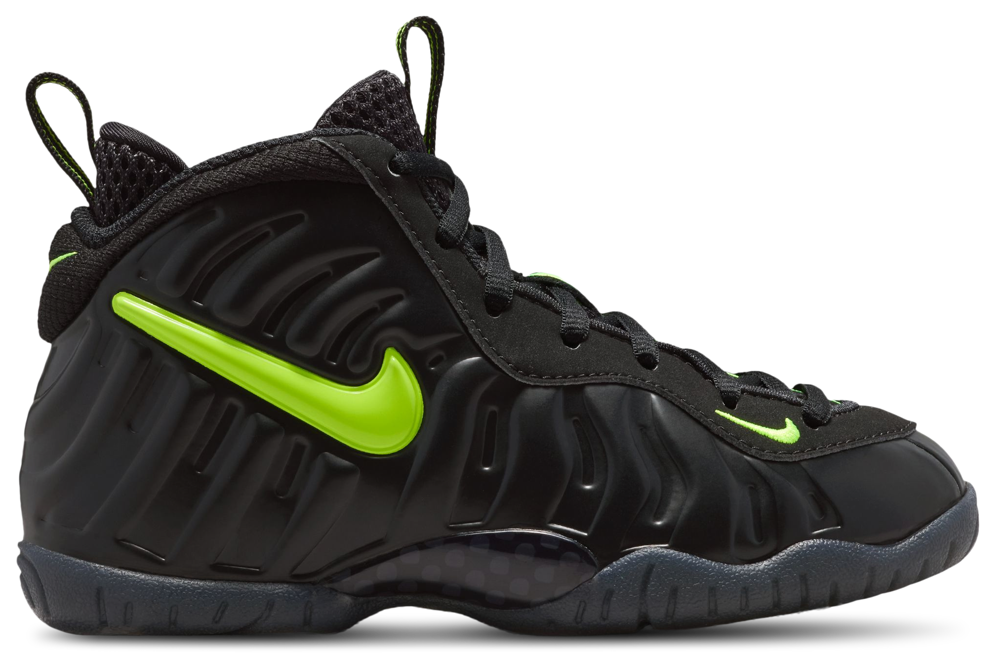 Nike Little Posite Pro 童款 - Voltage Yellow/Black - Image 1