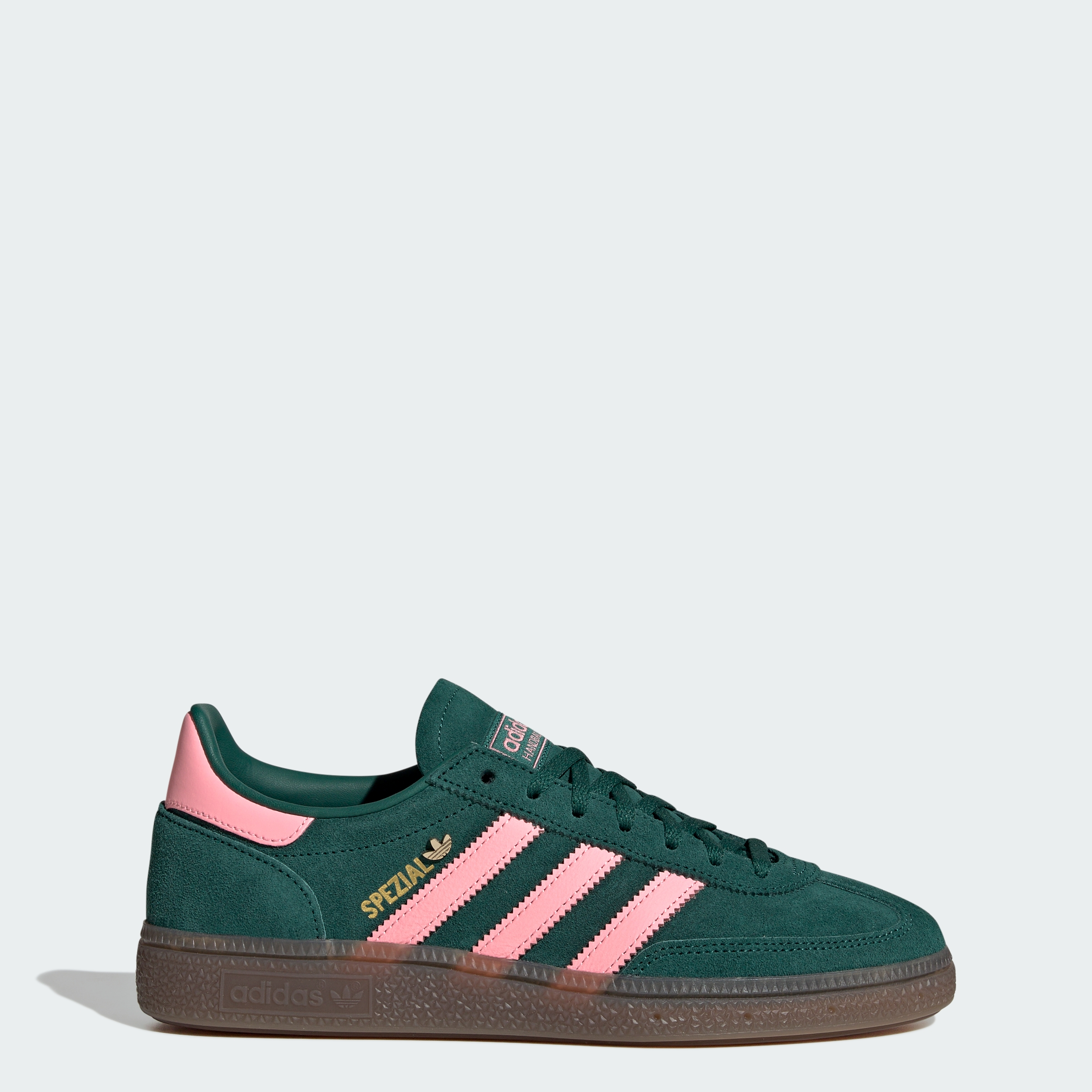 adidas HANDBALL SPEZIAL SHOES - Collegiate Green / Pink Spark / Gold Metallic - View 1