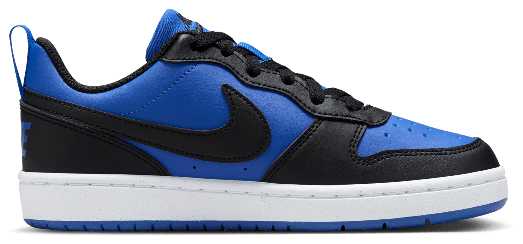 Nike Court Borough Low Recraft 童款 - White/Game Royal/Black - Image 1