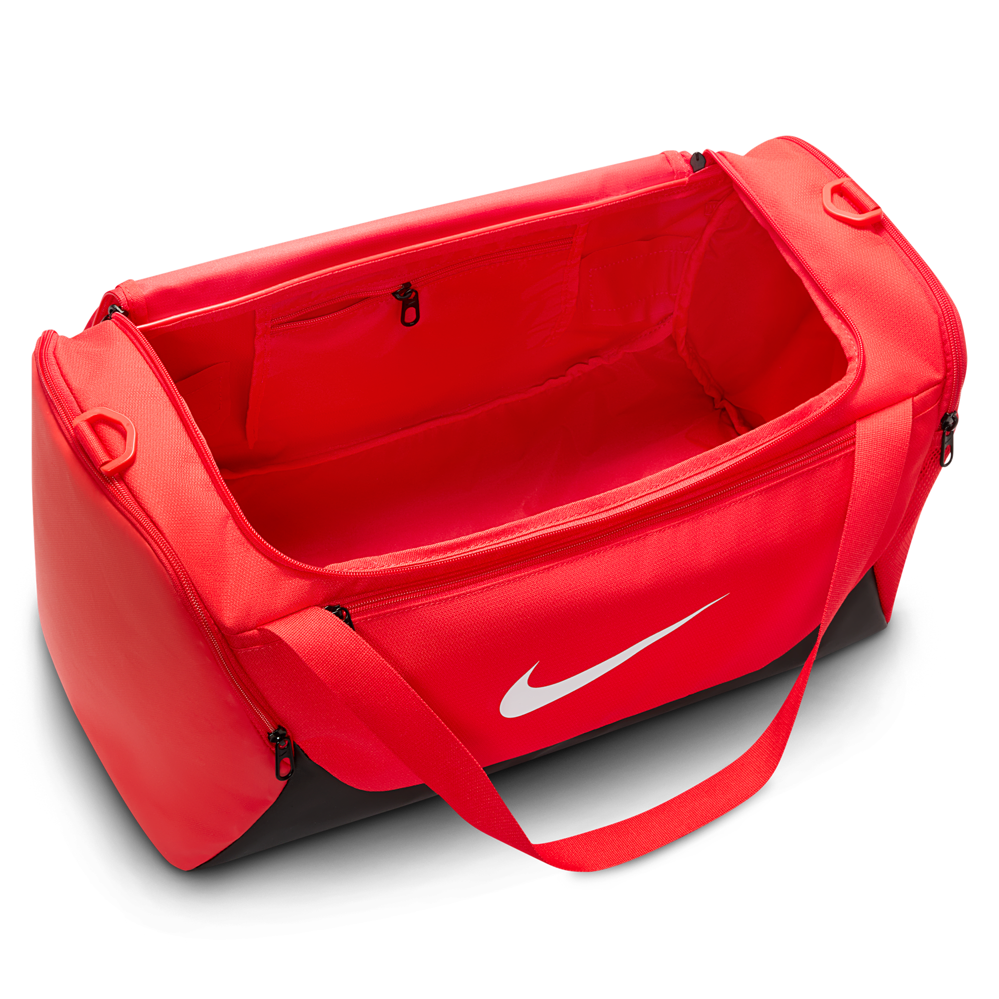 Nike Brasilia Small Duffel - University Red/Black/White - Image 4