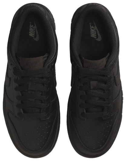 Nike Dunk Low 童款 - Black/Black - Image 4