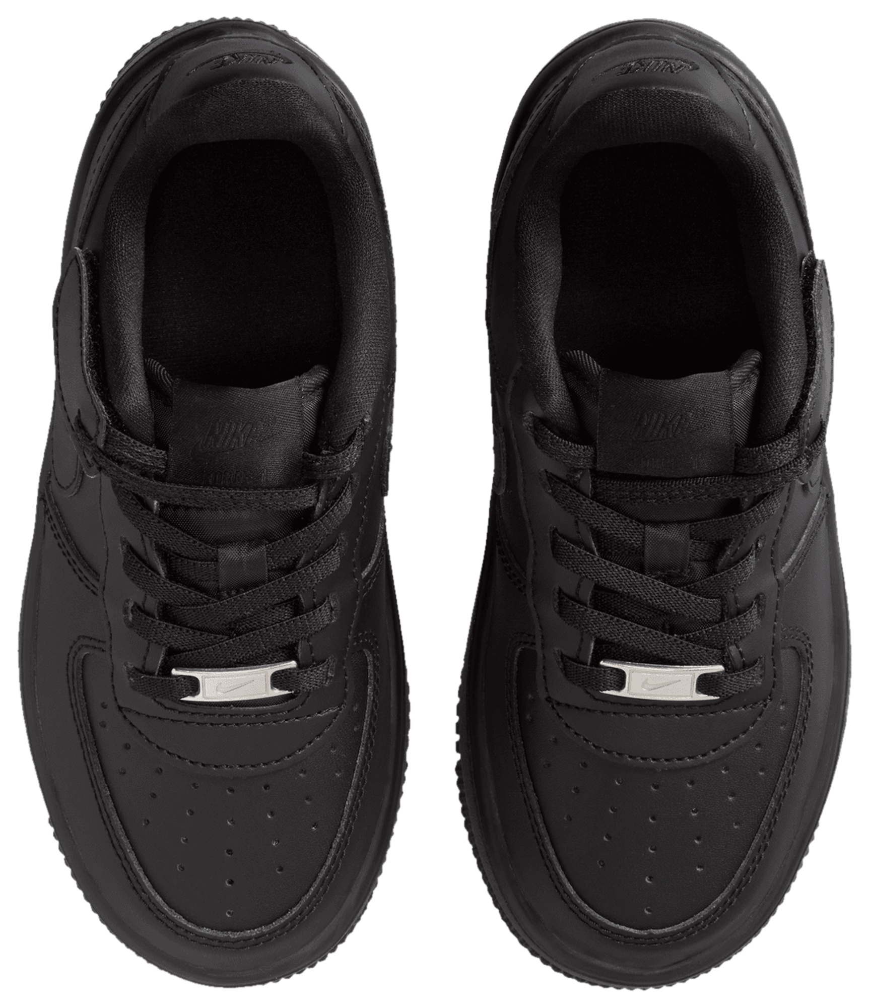 Nike Air Force 1 童款 - Black/Black - Image 4