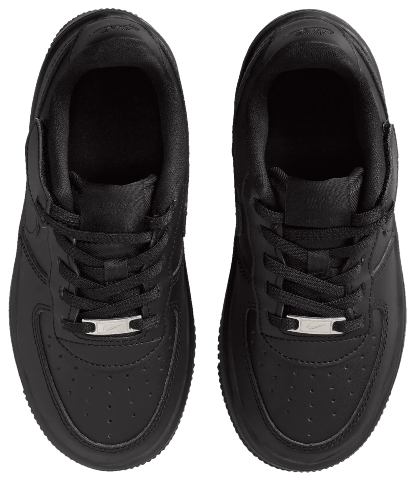 Nike Air Force 1 童款 - Black/Black - Image 4