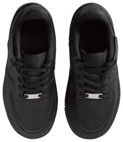 Nike Air Force 1 童款 - Black/Black - Image 4