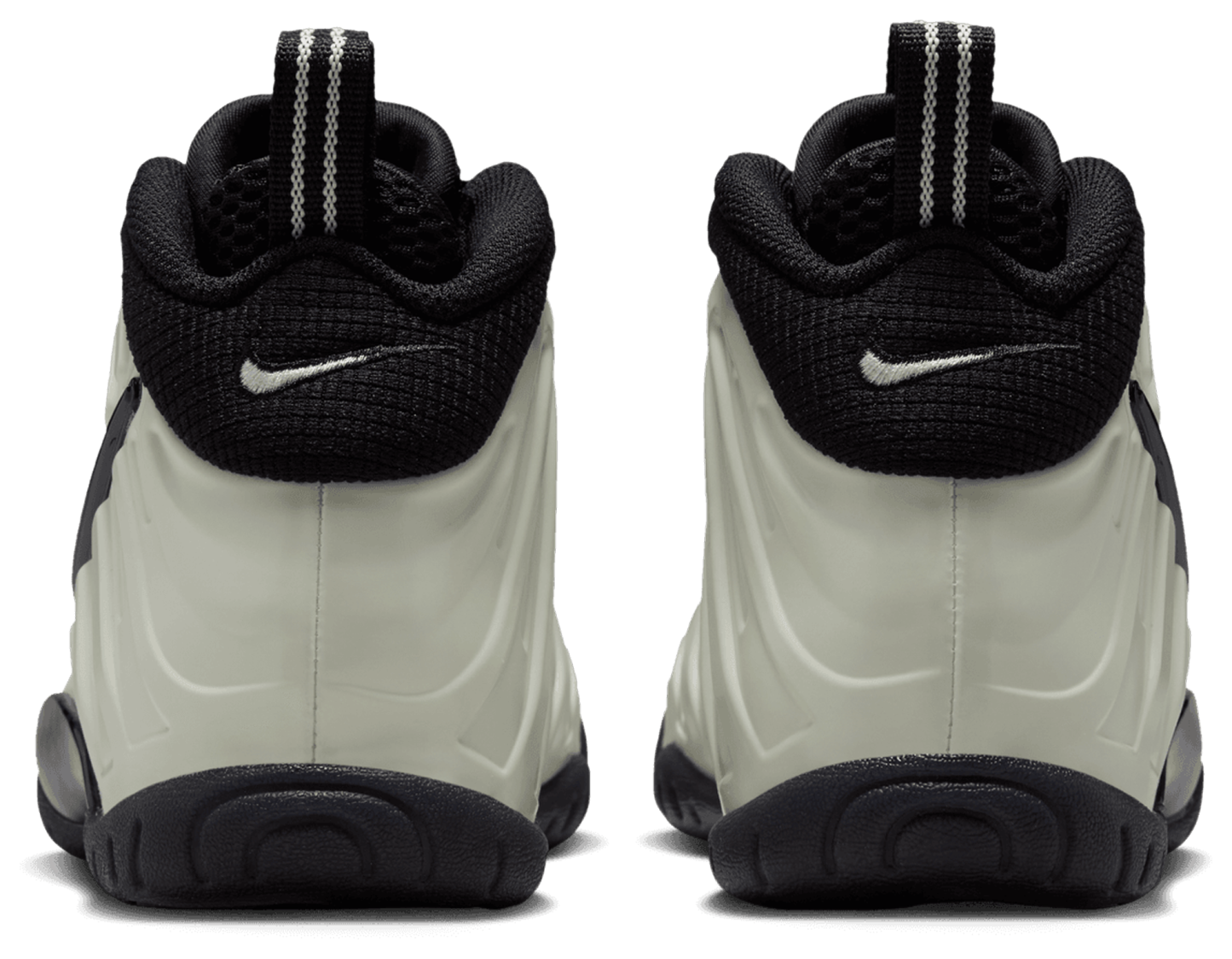 Nike Little Posite Pro 童款 - Black/White/Summit White - Image 3