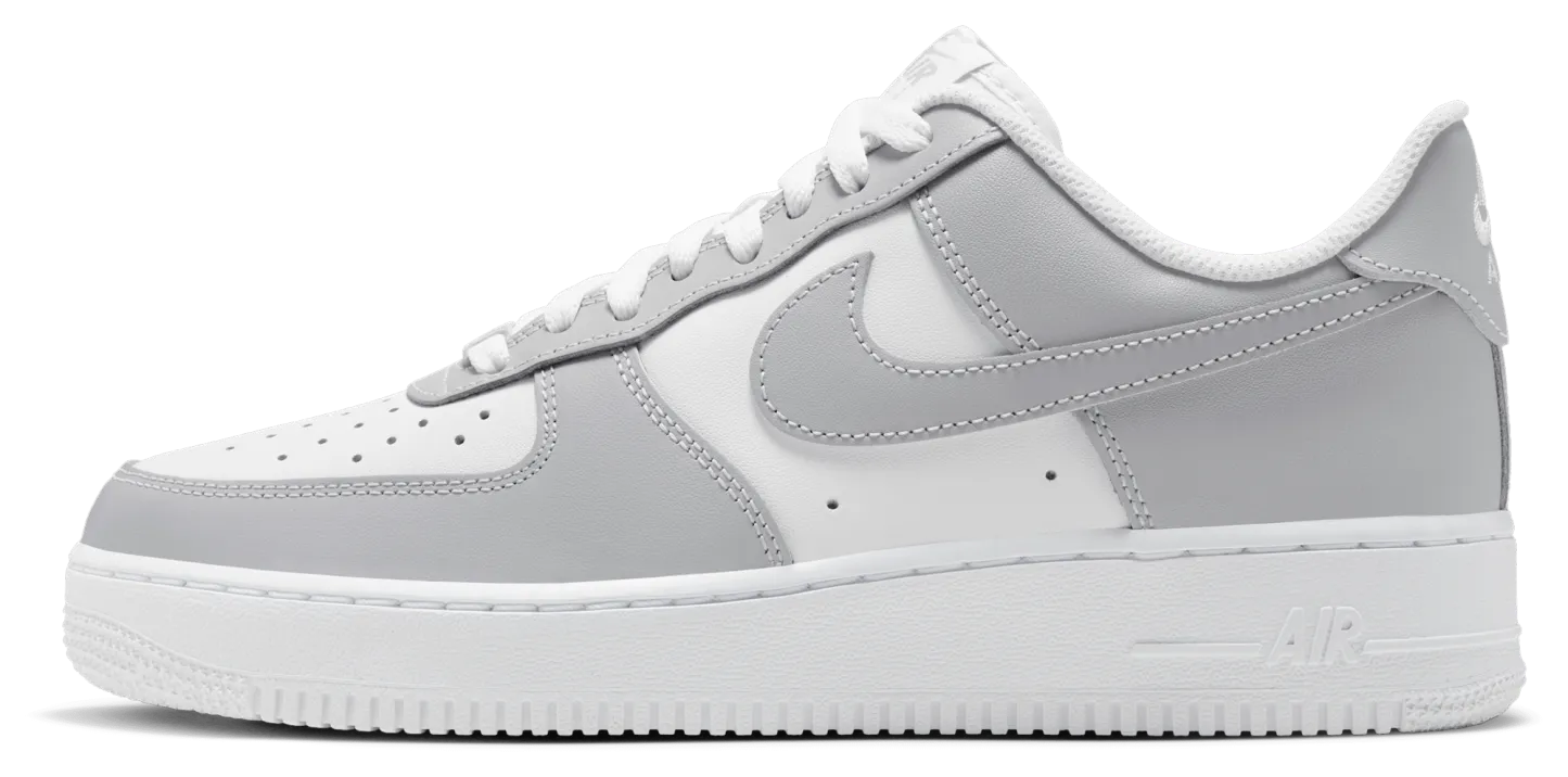 Nike Air Force 1 '07 - White/Lt Smoke Grey - Image 2