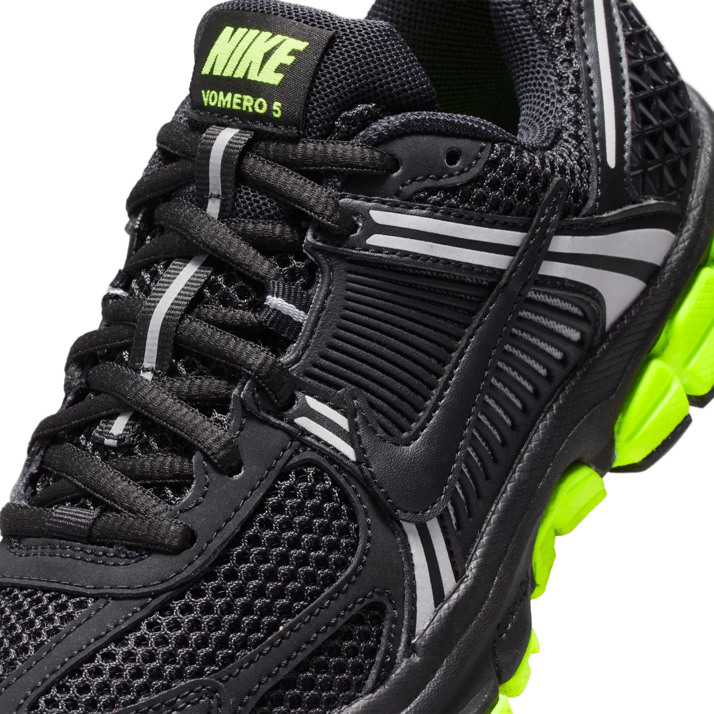 Nike Vomero 5 童款 - Volt/Black/Black - Image 7
