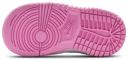 Nike Dunk Low N 童款 - White/Pink Rise - Image 5