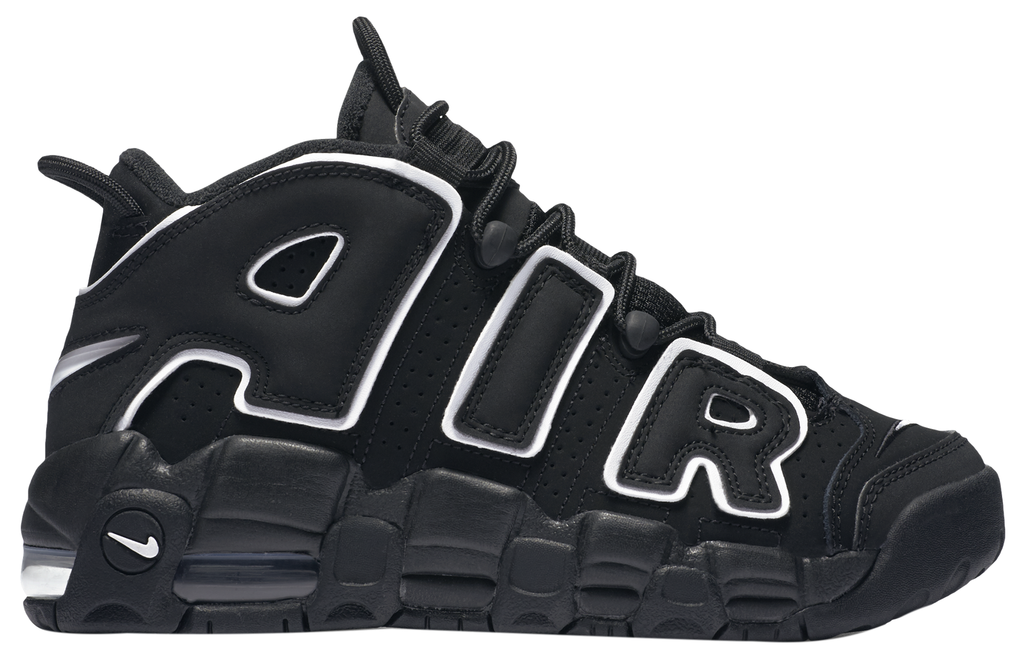 Nike Air More Uptempo 童款 - Black - Image 1