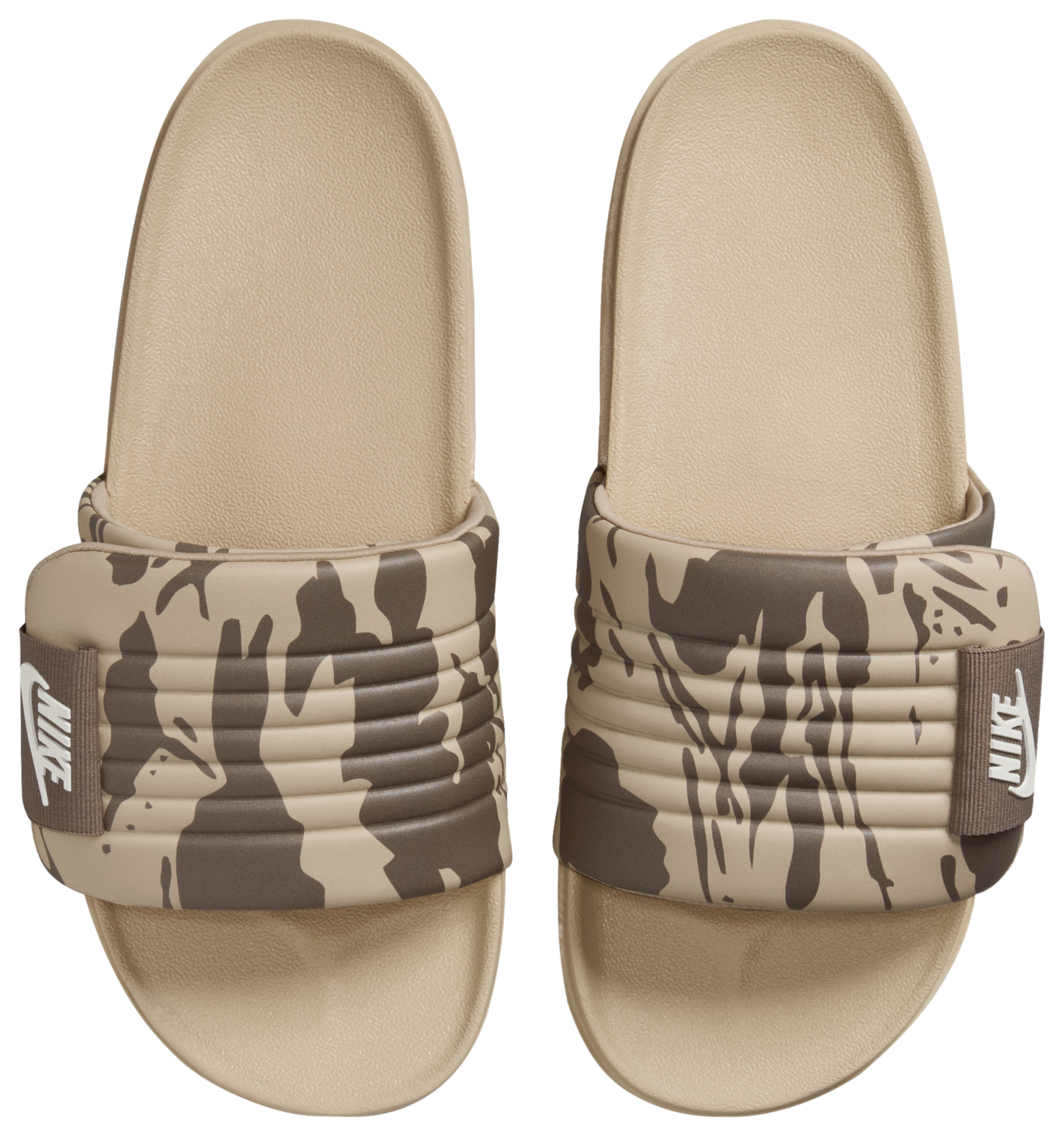 Nike Offcourt Slides - Sea Glass/Limestone/Olive Grey - Image 3