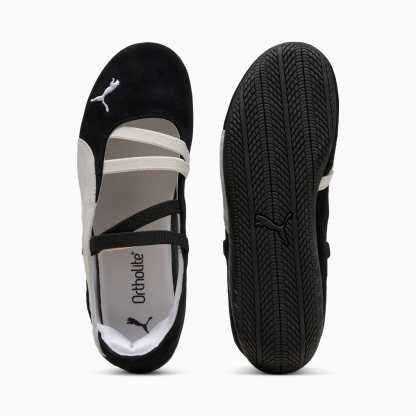Speedcat Ballet Suede Big Kids' Sneakers - PUMA Black-PUMA White-Warm White - 6