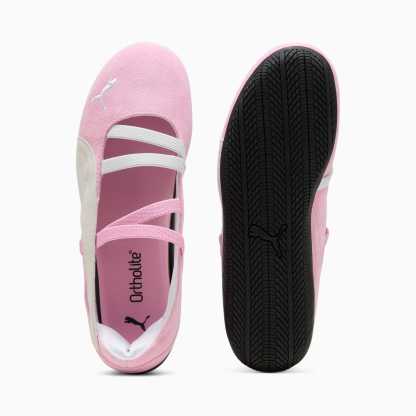 Speedcat Ballet Suede Big Kids' Sneakers - Pink Shimmer-PUMA White - 6