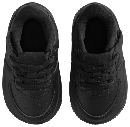 Nike Air Force 1 童款 - Black/Black - Image 4