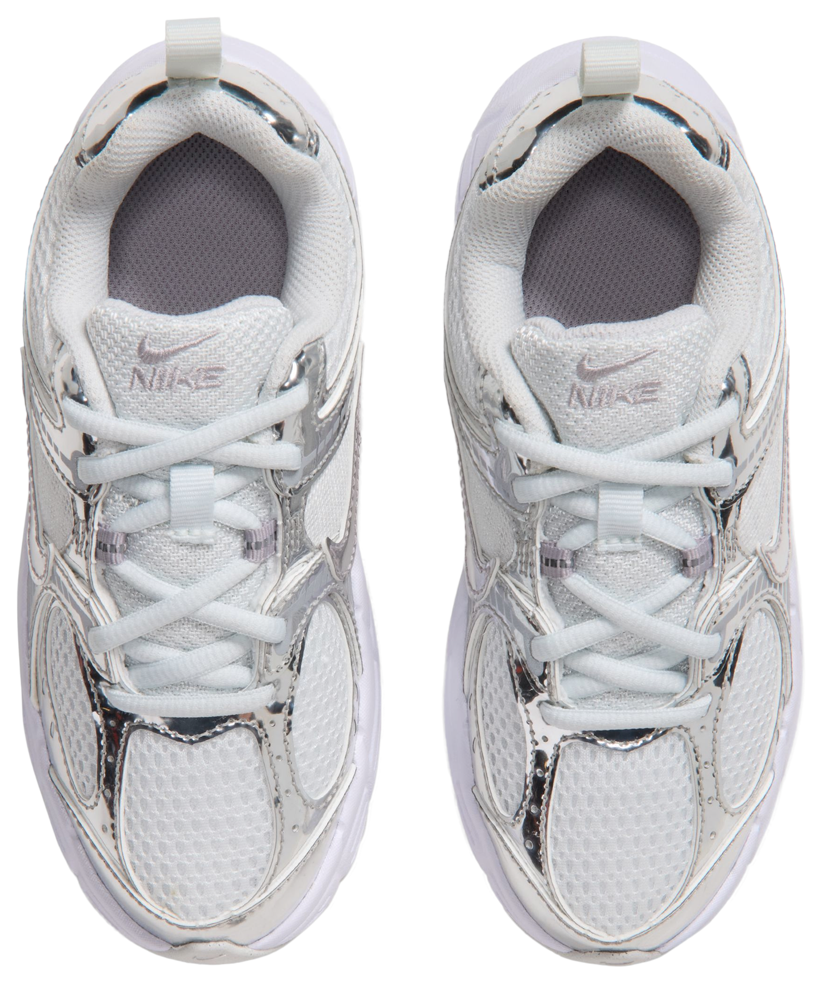 Nike V5 RNR Shine 童款 - White/Silver/Grey - Image 4