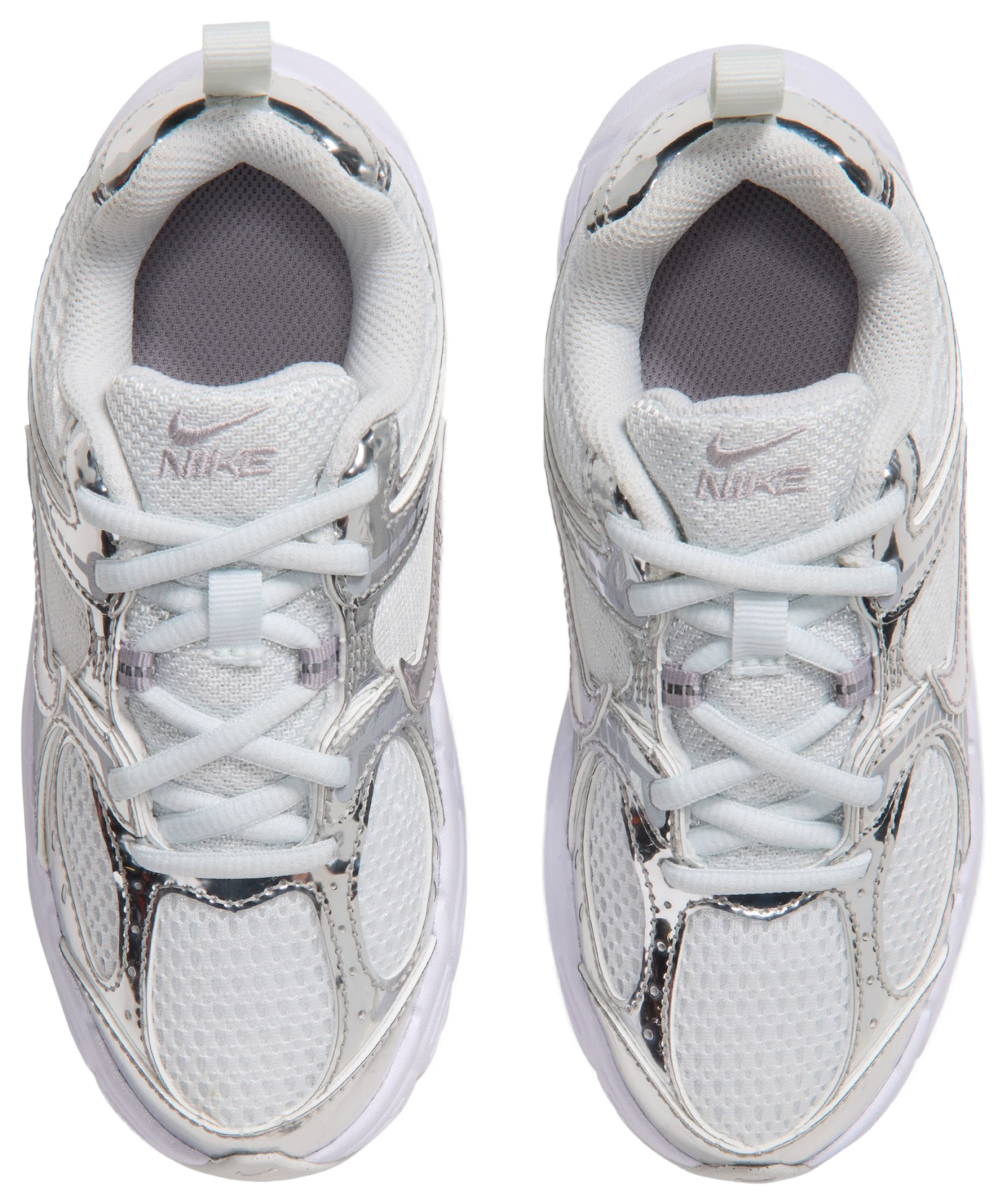 Nike V5 RNR Shine 童款 - White/Silver/Grey - Image 4