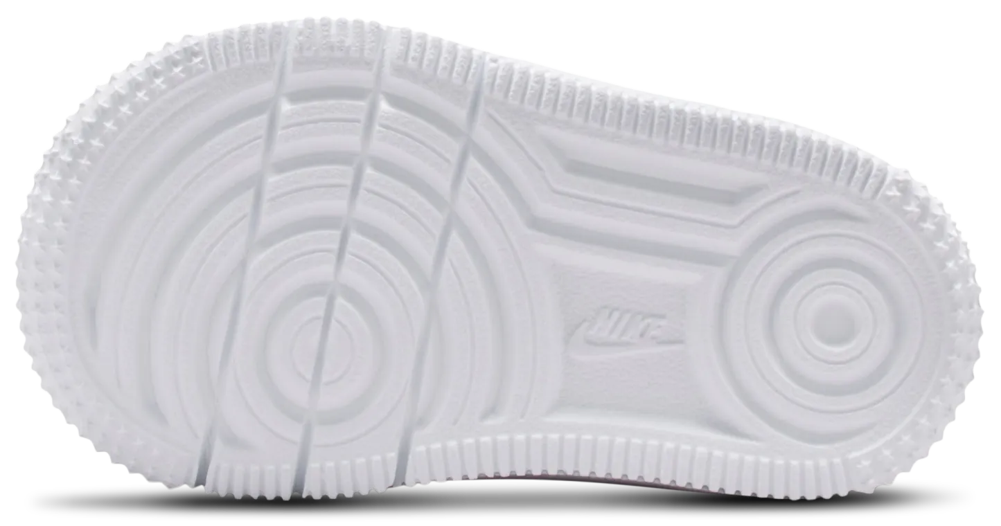 Nike Air Force 1 Low Lace 童款 - White/White - Image 5