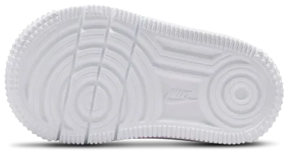 Nike Air Force 1 Low Lace 童款 - White/White - Image 5