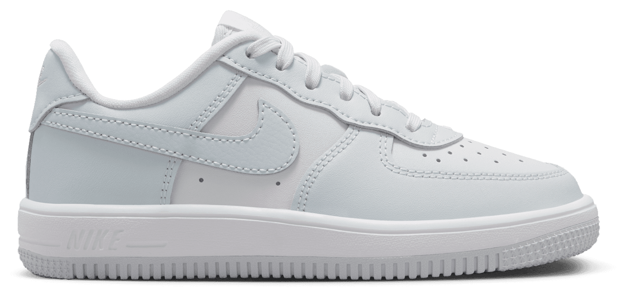 Nike Air Force 1 Low Lace 童款 - Alabaster/Platinum Tint/Aura - Image 1