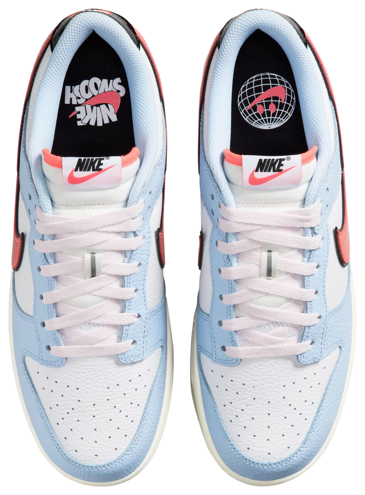 Nike Dunk Low - Hydrogen Blue/Flash Crimson/White - Image 4