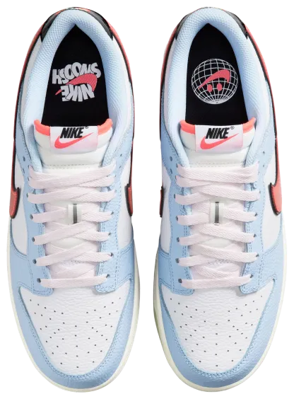 Nike Dunk Low - Hydrogen Blue/Flash Crimson/White - Image 4
