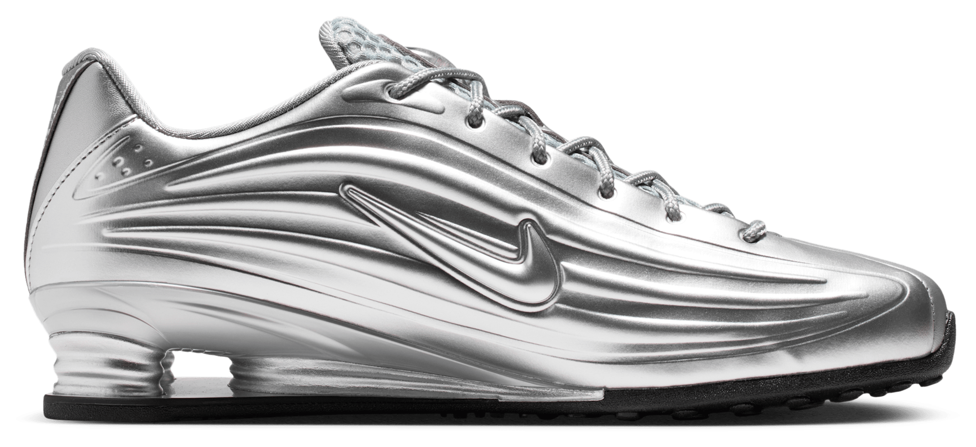 Nike Shox Z - Mtlc Silver/Silver/Black - Image 1