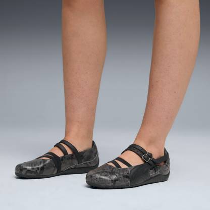 Speedcat Ballet Snake Print Women's Sneakers - Cool Dark Gray-PUMA Black - 2