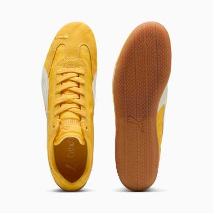 Speedcat Nylon Men's Sneakers - Yellow Sizzle-PUMA White - 6
