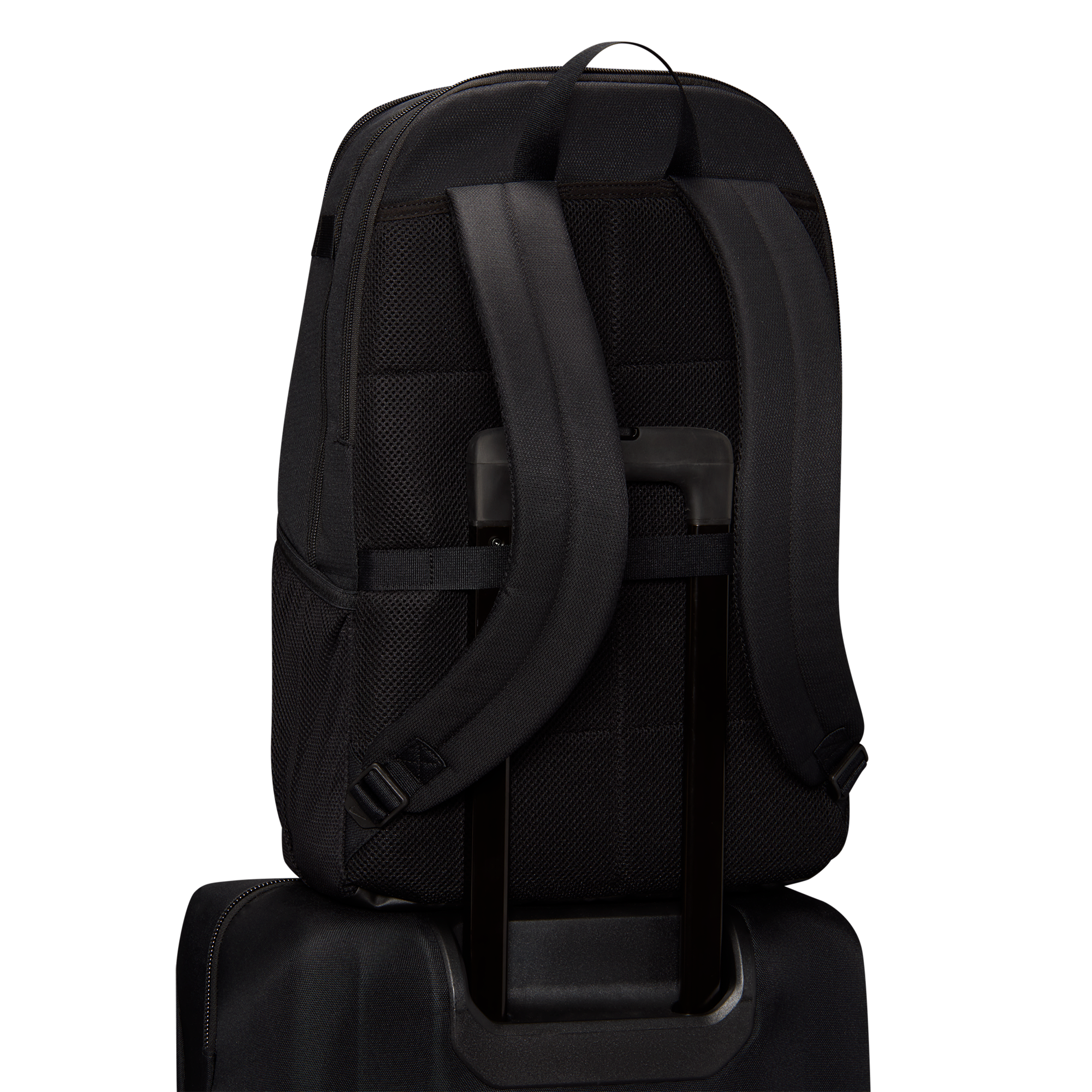 Nike Brasilia XL Backpack X - Black/Black/White - Image 9