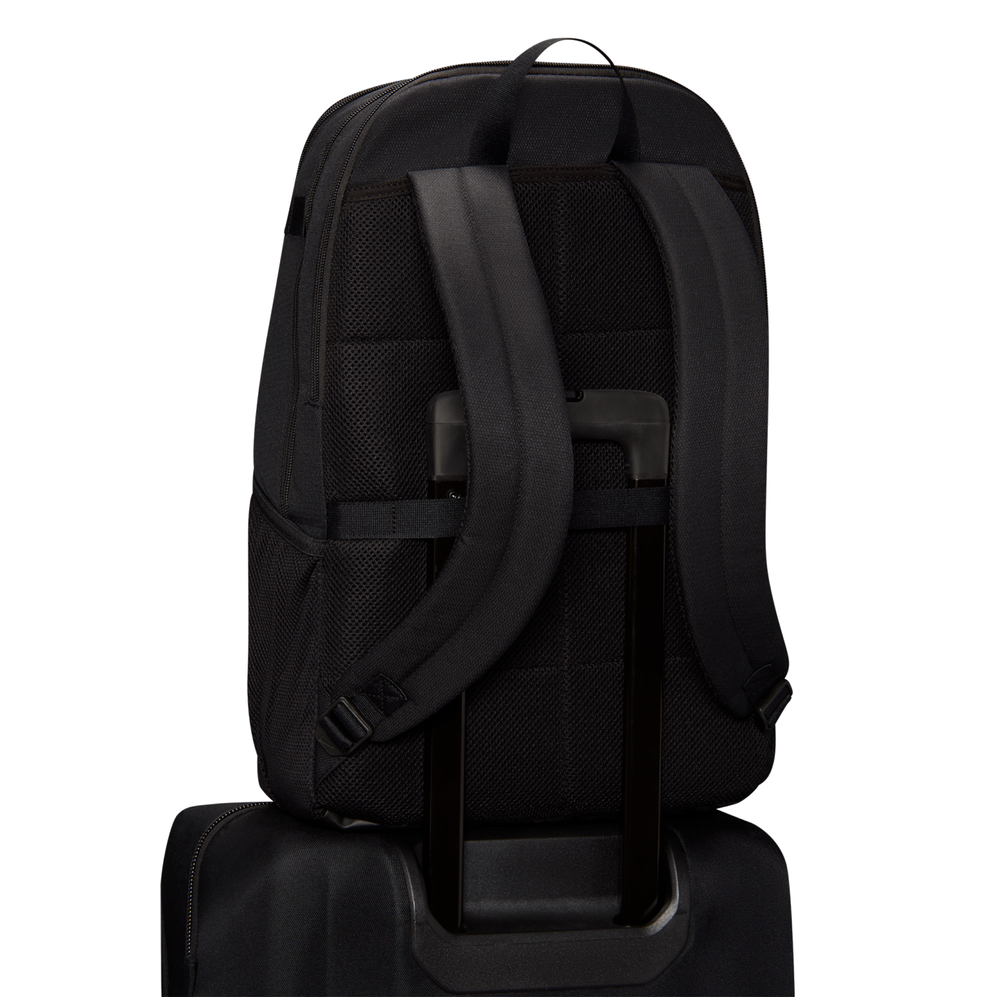 Nike Brasilia XL Backpack X - Black/Black/White - Image 9