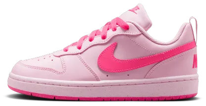 Nike Court Borough Low Recraft 童款 - Pink Foam/Hyper Pink/White - Image 2