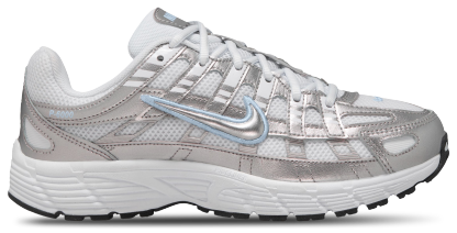 Nike P-6000 童款 - Metallic Silver/Blue/White - Image 1
