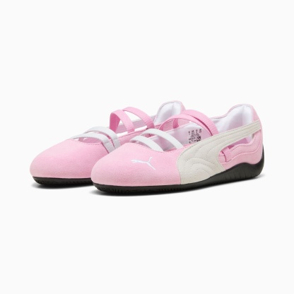 Speedcat Ballet Suede Big Kids' Sneakers - Pink Shimmer-PUMA White - 4