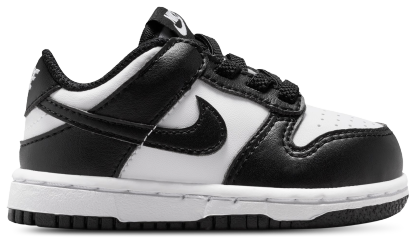 Nike Dunk Low 童款 - White/Black/White - Image 1