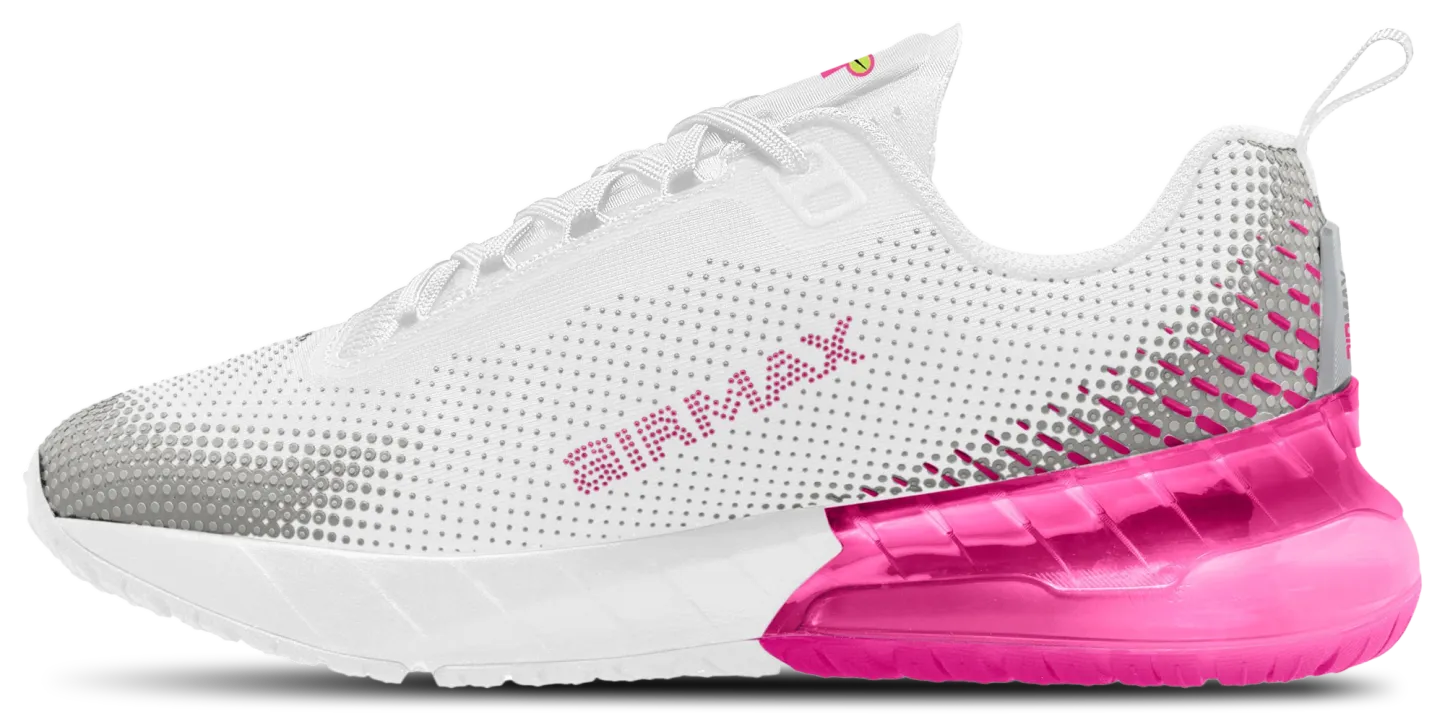 Nike Air Max Phoenix 童款 - White/Laser Fuchsia - Image 2