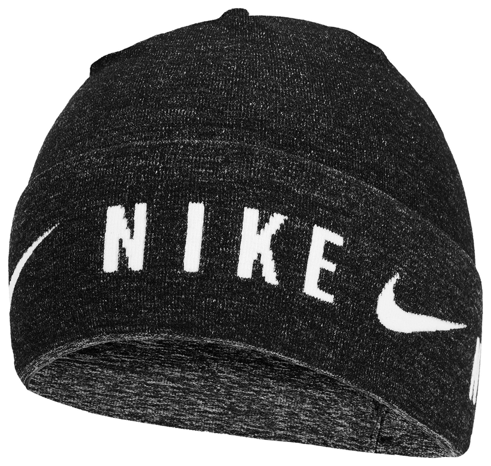Nike Dri-FIT Lightweight Knit Cuffed Beanie - Black/Summit White - Image 1