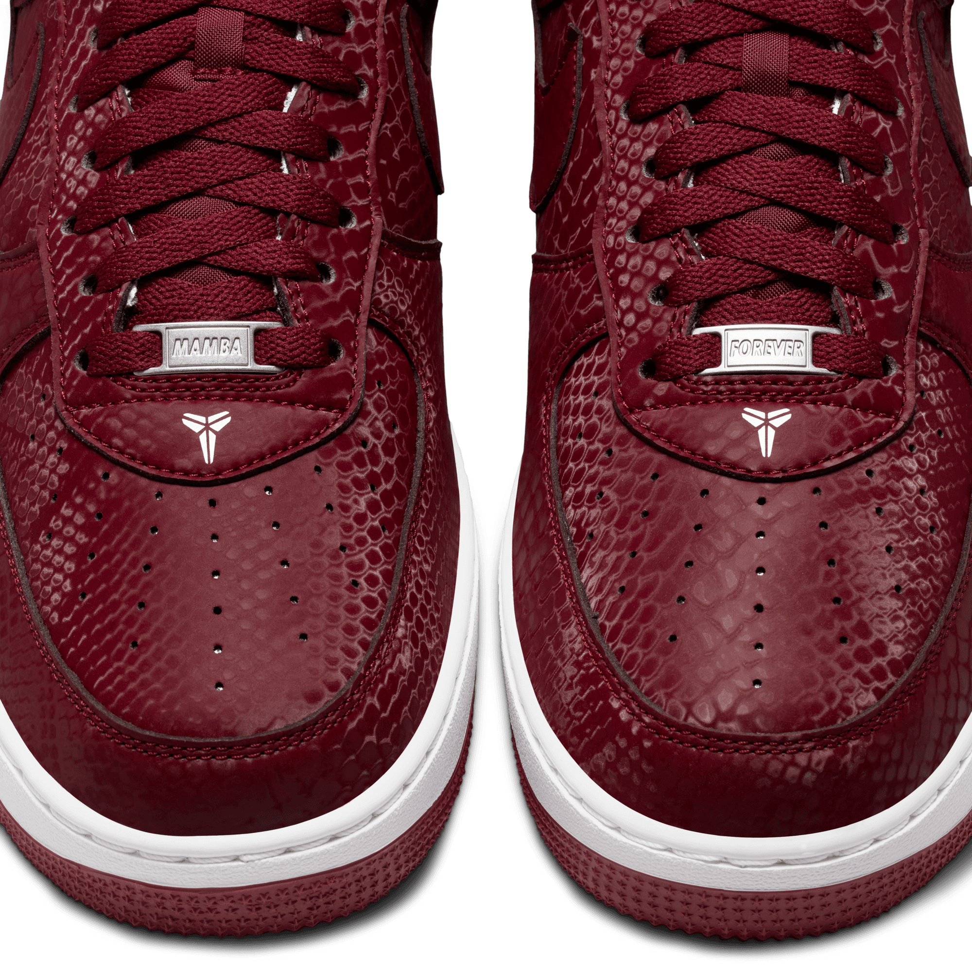 Nike Kobe Air Force 1 Low - Team Red/White - Image 9