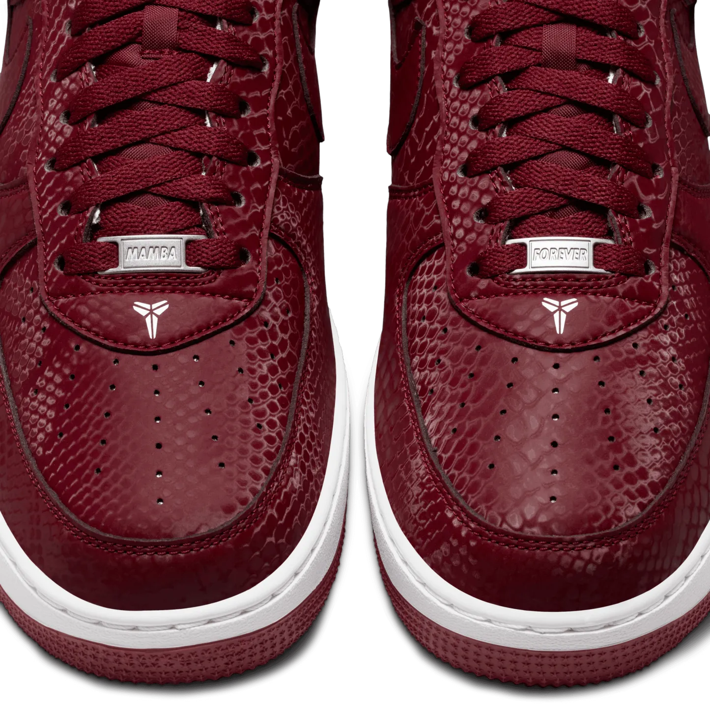 Nike Kobe Air Force 1 Low - Team Red/White - Image 9