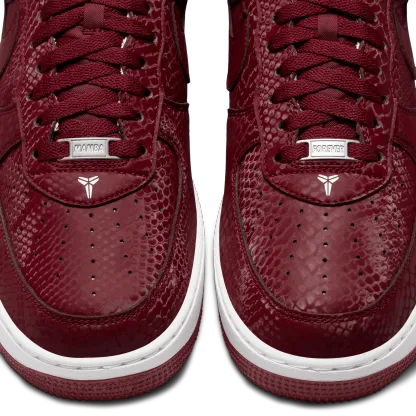Nike Kobe Air Force 1 Low - Team Red/White - Image 9