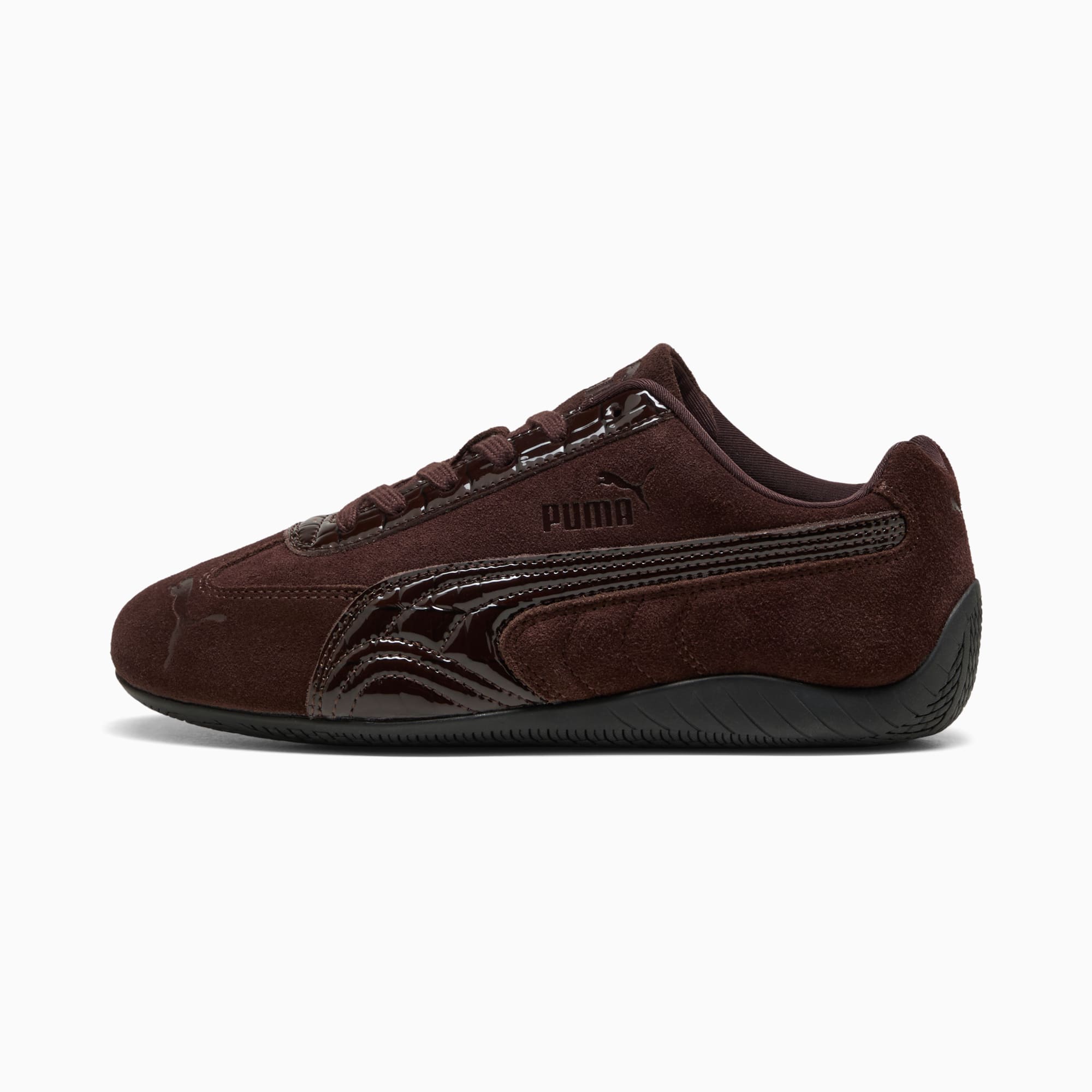 Speedcat Croco Texture Women's Sneakers - Chocolate Fondue-PUMA Black - 1