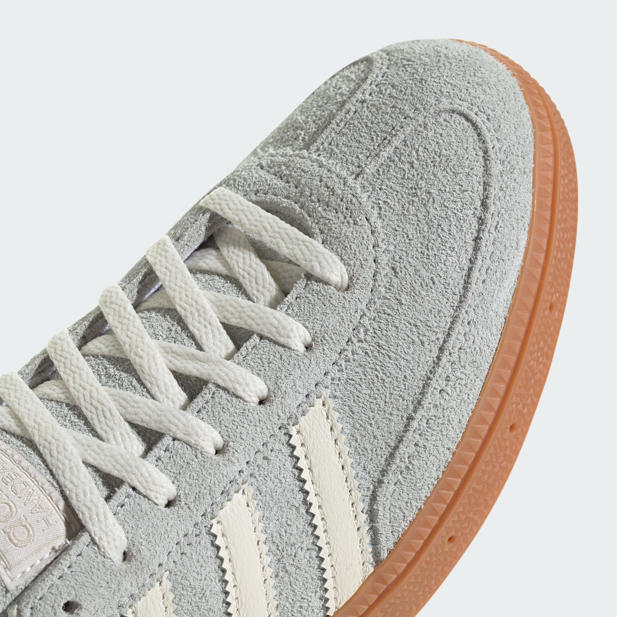 adidas Handball Spezial Shoes - Wonder Silver / Off White / Gum - View 9