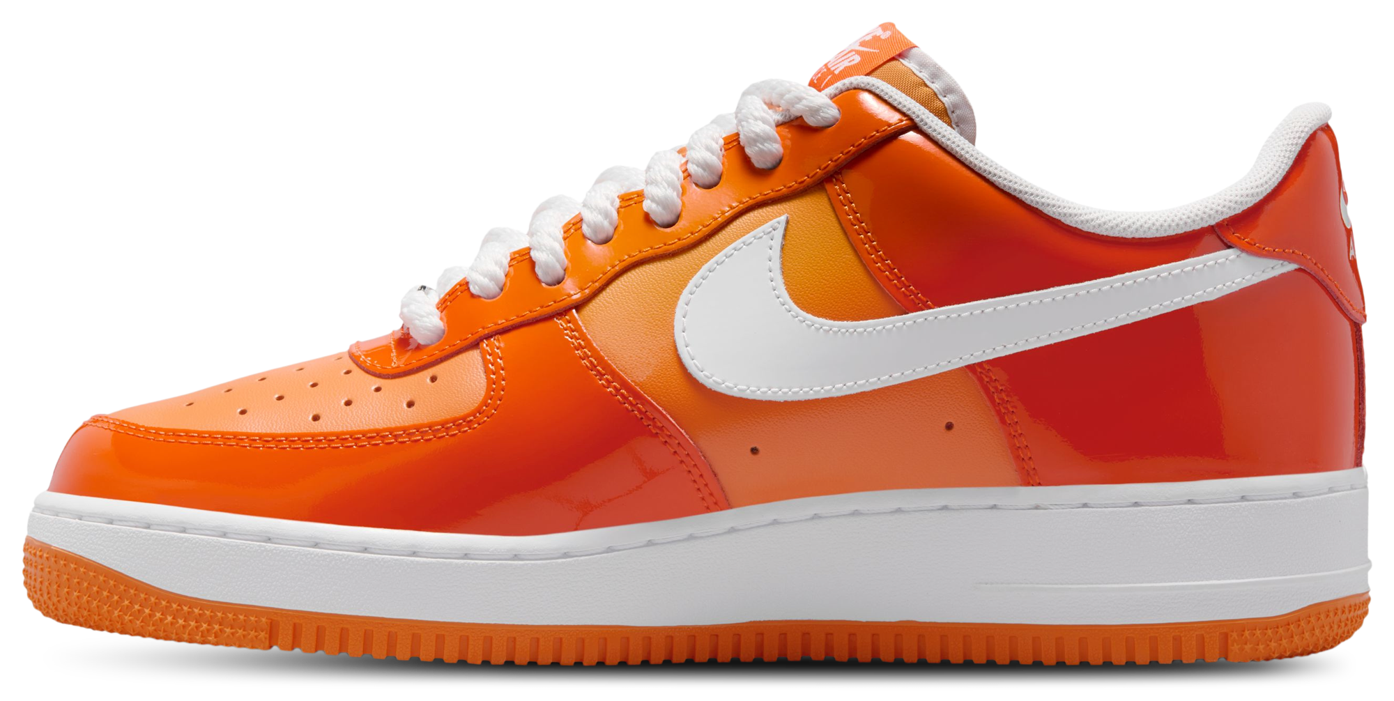 Nike Air Force 1 '07 LV8 Edge - Safety Orange/White - Image 2