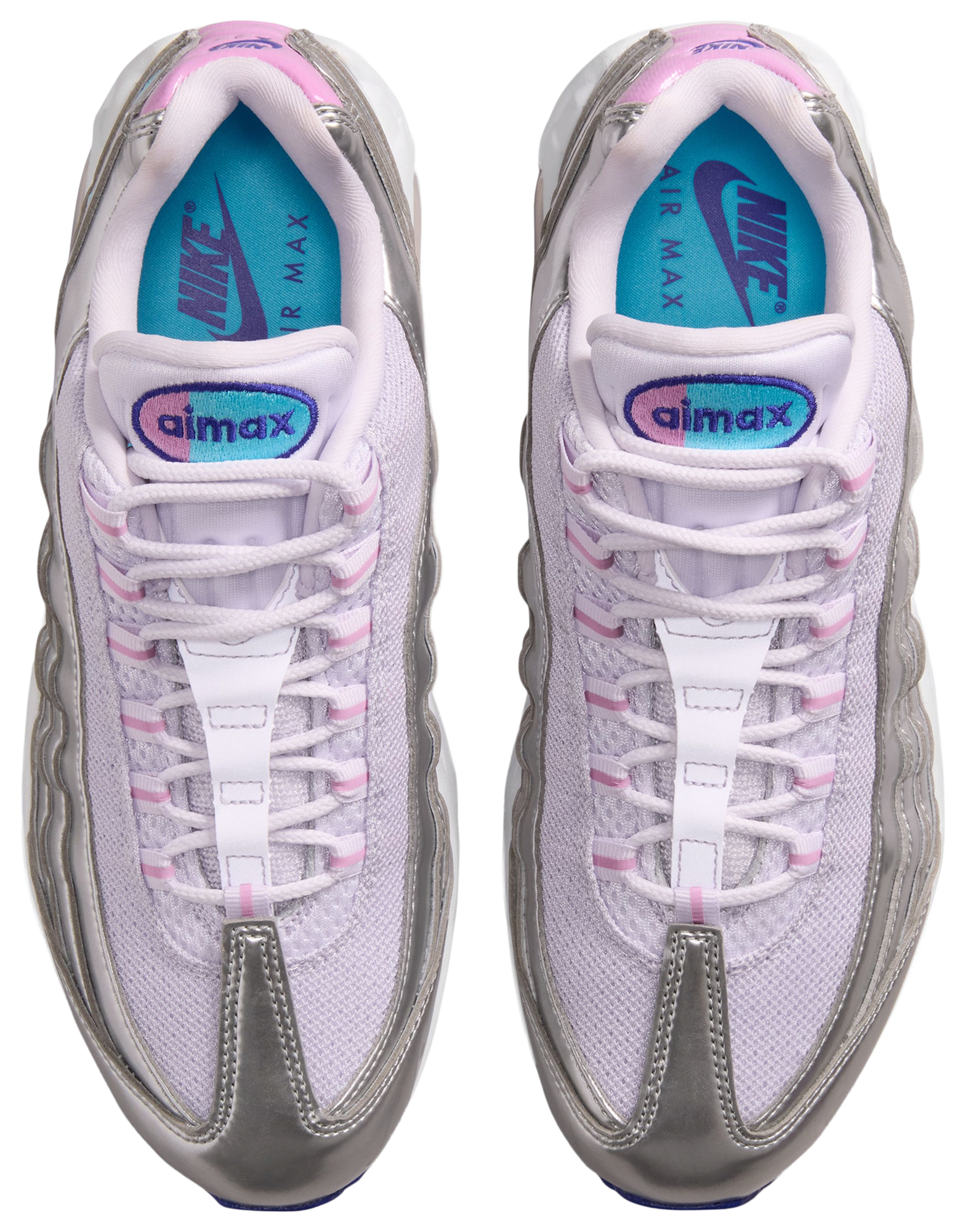 Nike Air Max 95 - White/Pink/Silver - Image 4