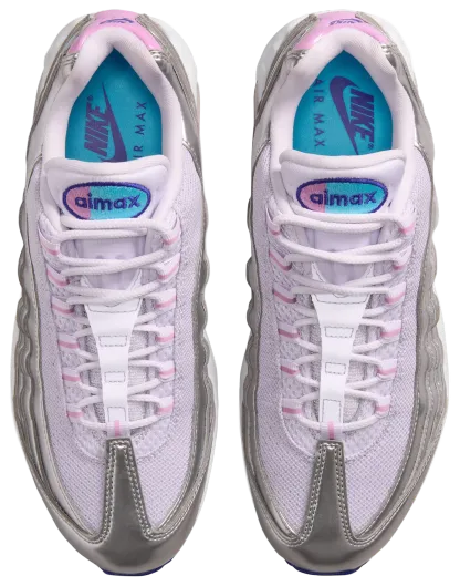 Nike Air Max 95 - White/Pink/Silver - Image 4